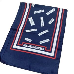 Millicent “The Presidents” Vintage Scarf 🇺🇸